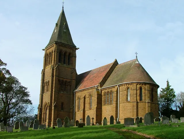 SS Peter and Paul parish church, Winderton, Warwickshire. Commissioned by Reverend Canon Thoyts as a memorial to his parents, designed by William Smith and built in 1878 for £7,000.