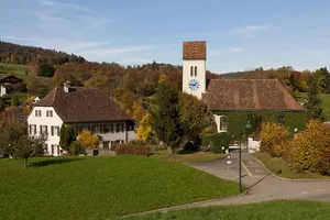 Evangelical reformed Church with Rectory and Outbuildings