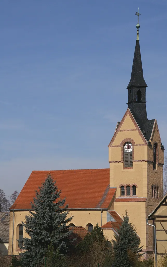 Church of Nöbdenitz near Schmölln, Germany.