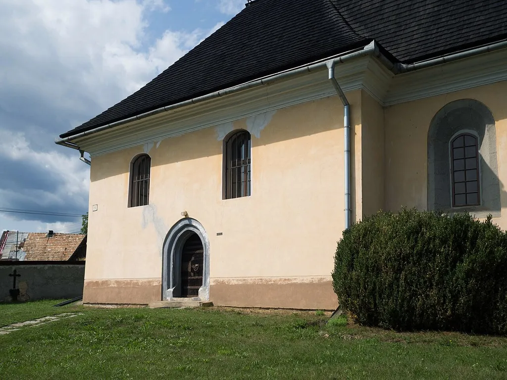 Medieval Church of Annunciation in Chyžné, Slovakia.