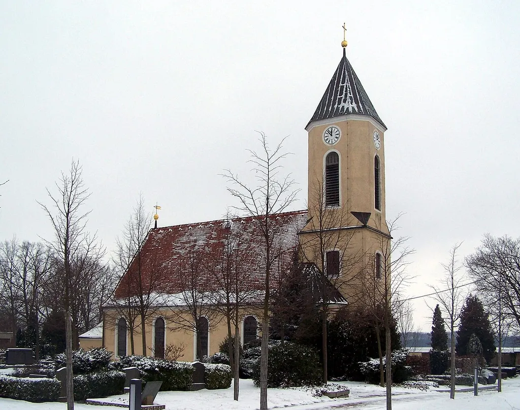 Kirche in Röderau, Gemeinde Zeithain