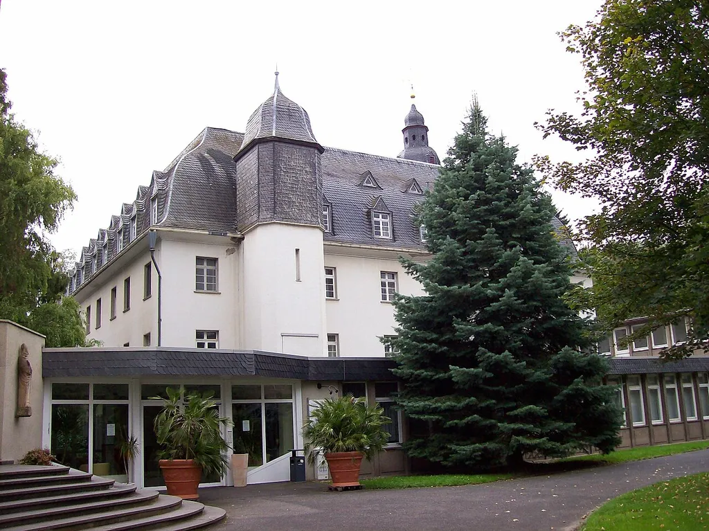 Rheindorfer Burg und Kloster in Bornheim-Walberberg (Germany)