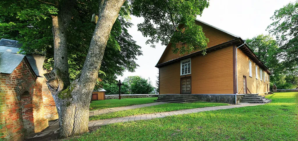 Roman Catholic church in Bagaslaviškis, Lithuania