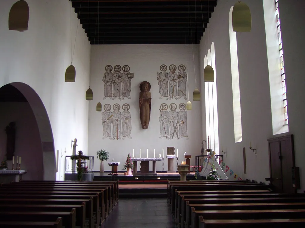 Das innere der Herz Jesu Kirche in Brock/Ostbevern