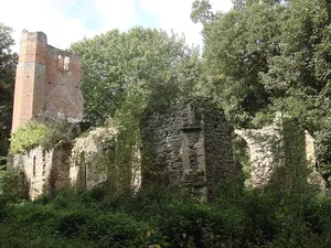Church of St Mary (ruin) north of Birch Hall