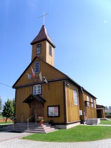 Our Lady of Sorrows church in Lack