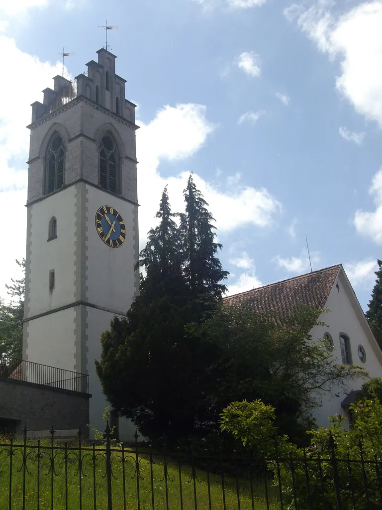 Reformierte Kirche Affoltern am Albis (Turmabschluss: Gottfried Semper, 1861)