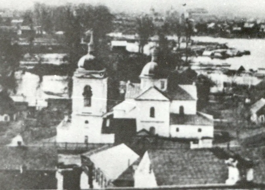 Магілёў (Mahiloŭ), вуліца Пакроўская (vulica Pakroŭskaja). Царква Покрыва Багародзіцы