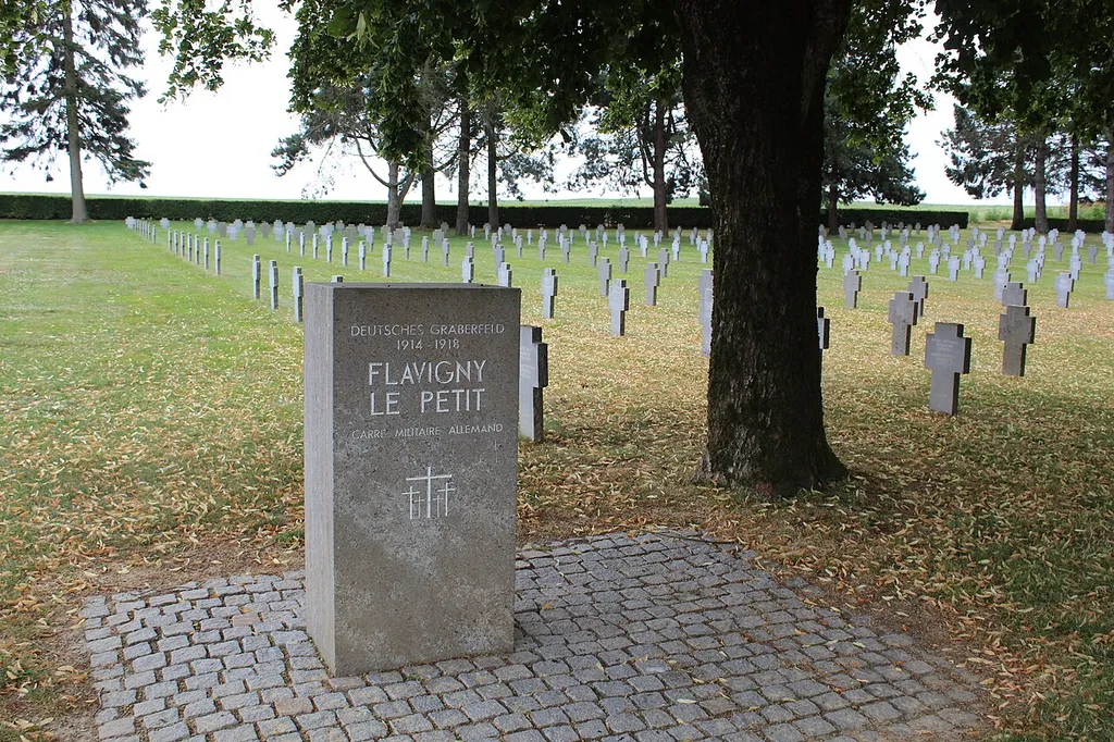 German section of Flavigny-le-Petit military cemetery