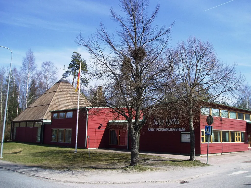 Säby kyrka, church in Salem municipality, Sweden