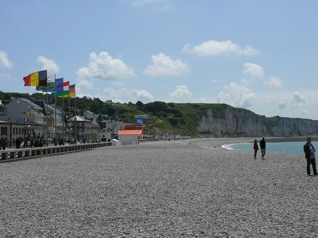 Plage de Fécamp.