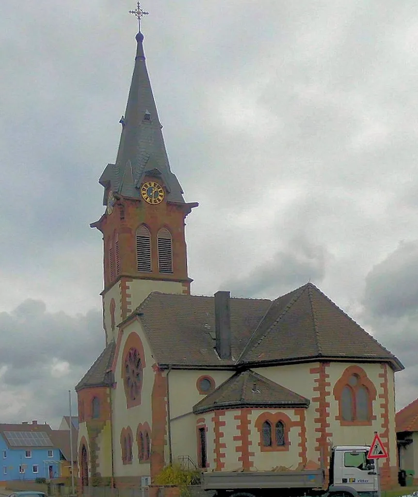 Erlöserkirche in Kippenheimweiler, Stadt Lahr/Schwarzwald, Ortenaukreis, Baden-Württemberg