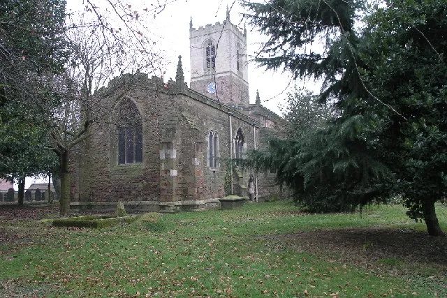 St Helen's parish church, Treeton, South Yorkshire, seen form the northeast