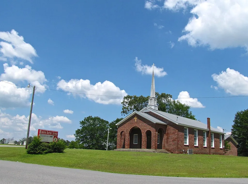 Corinth Baptist Church in Fyffe, Alabama, United States.