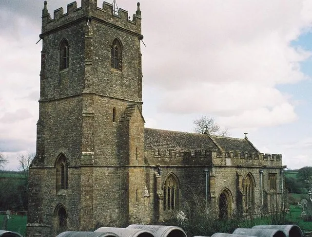 Church of England parish church of St Lawrence, Holwell, Dorset: view from the southwest