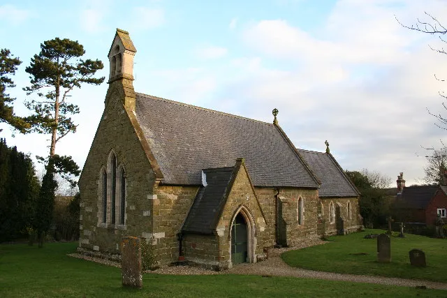 St.Andrew's church, Fulletby, Lincs. By Louth architects Maughan &amp; Fowler in 1857 incorporating a decorated sedilia