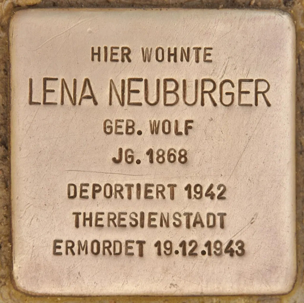Stolperstein für Lena Neuburger
