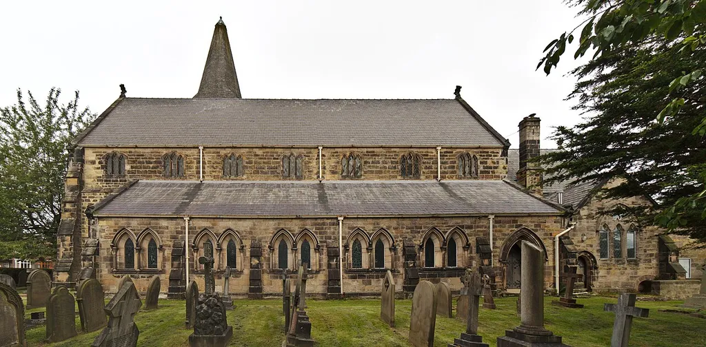 South side of Christ Church, across the churchyard
