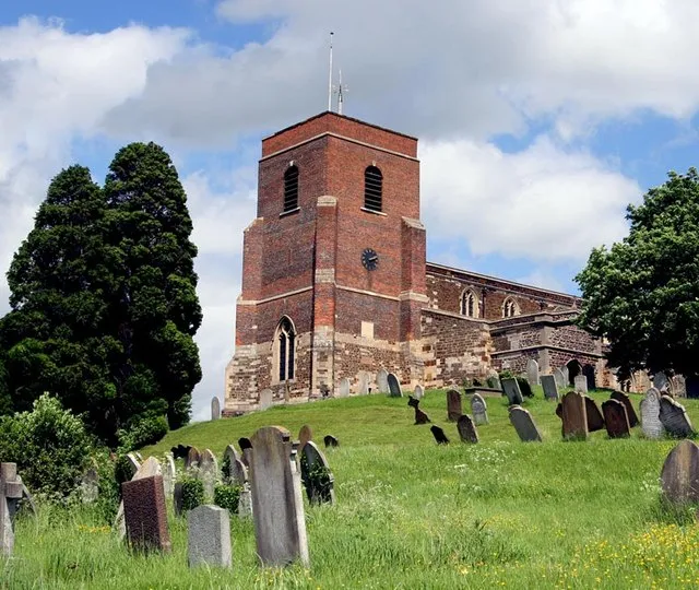 All Saints' parish church, Shillington, Bedfordshire, seen from the southwest