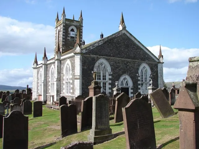 Dunscore Church &amp; Churchyard A notable Heritors Gothic towered church (1823-4) retaining a largely unaltered interior; memorial plaque to the missionary Jane Haining, who died in Auschwitz. The churchyard contains the burial enclosure of the Griersons of Dalgonar and three war graves.