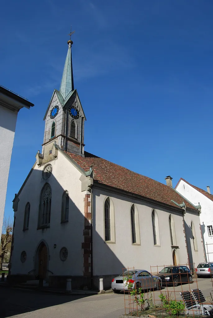 City church of Neunkirch, canton of Schaffhausen, Switzerland