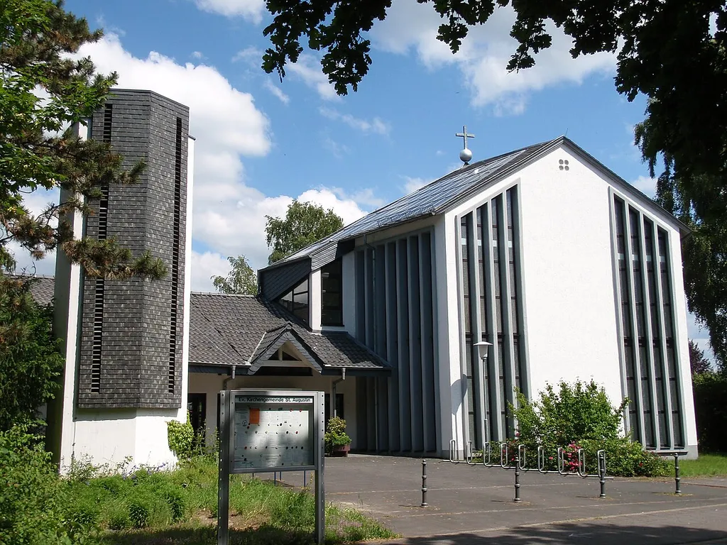 Photo of the Protestant church in Sankt Augustin-Ort, Germany.