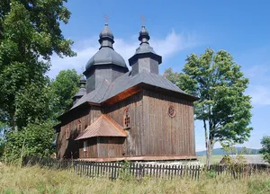 Saints Cosmas and Damian church in Krzywa