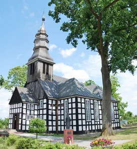 Saint Lawrence church in Brzezie
