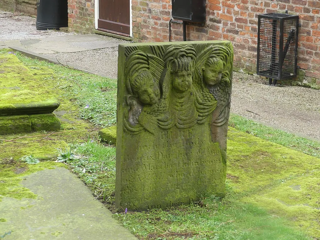 Grade II listed building in Tarvin, Cheshire: listed as "Tombstone of Beatrix Hollinsworth 12 metres west door of Church of St Andrew" .mw-parser-output .messagebox{margin:4px 0;width:auto;border-collapse:collapse;border:2px solid var(--border-color-progressive,#6485d1);background-color:var(--background-color-neutral-subtle,#fbfcff);color:var(--color-base,#202122);box-sizing:border-box;border-inline-start-width:8px}.mw-parser-output .messagebox.mbox-small{font-size:88%;line-height:1.25em}.mw-parser-output .mbox-warning,.mw-parser-output .mbox-speedy{border:2px solid var(--border-color-error,#b22222);background:var(--background-color-error-subtle,#ffdbdb);border-inline-start-width:8px}.mw-parser-output .mbox-serious,.mw-parser-output .mbox-delete,.mw-parser-output .mbox-stop{border:2px solid var(--border-color-error,#b22222);border-inline-start-width:8px}.mw-parser-output .mbox-issue,.mw-parser-output .mbox-content{border:2px solid #f28500;background:var(--background-color-warning-subtle,#ffe);border-inline-start-width:8px}.mw-parser-output .mbox-query,.mw-parser-output .mbox-style{border:2px solid #f4c430;background:var(--background-color-warning-subtle,#ffe);border-inline-start-width:8px}.mw-parser-output .mbox-shit{border:2px solid #960;border-inline-start-width:8px}.mw-parser-output .mbox-license{border:2px solid #88a;border-inline-start-width:initial}.mw-parser-output .mbox-legal{border:2px solid var(--border-color-notice,#666);background:var(--background-color-base,#fff);border-inline-start-width:8px}.mw-parser-output .mbox-honor{border:2px solid #ca3;background:var(--background-color-warning-subtle,#fcf4db);border-inline-start-width:8px}.mw-parser-output .mbox-growth{border:2px solid #8d4;background:var(--background-color-success-subtle,#d5fdf4);border-inline-start-width:8px}.mw-parser-output .mbox-move{border:2px solid #93c;border-inline-start-width:8px}.mw-parser-output .mbox-protection,.mw-parser-output .mbox-message{border:2px solid var(--border-color-base
