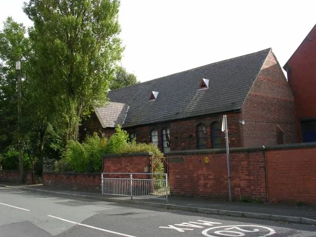 Woodhouses Church. Woodhouses Church, Medlock Road, Woodhouses near Failsworth.A plaque above door reads "National School 1871" SD91260094