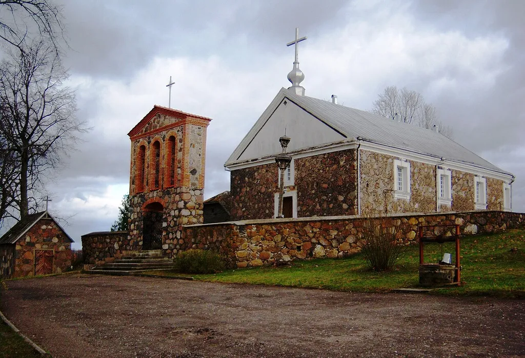 Roman Catholic Church in Salamiestis, Kupiškis District, Lithuania