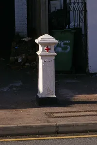 Coal Taxpost Outside Baptist Church