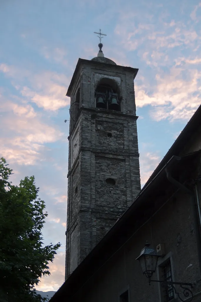 Church in Corenno Plinio (Dervio, Lombardy, Italy).