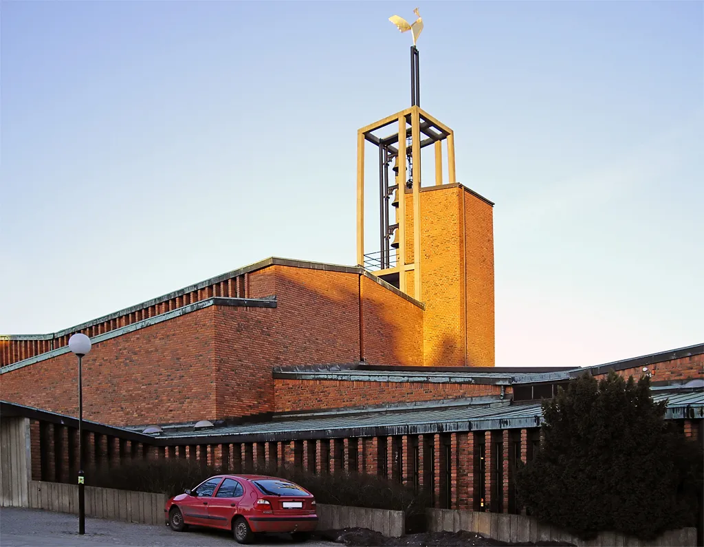 Vantörs kyrka utanför Stockholm.