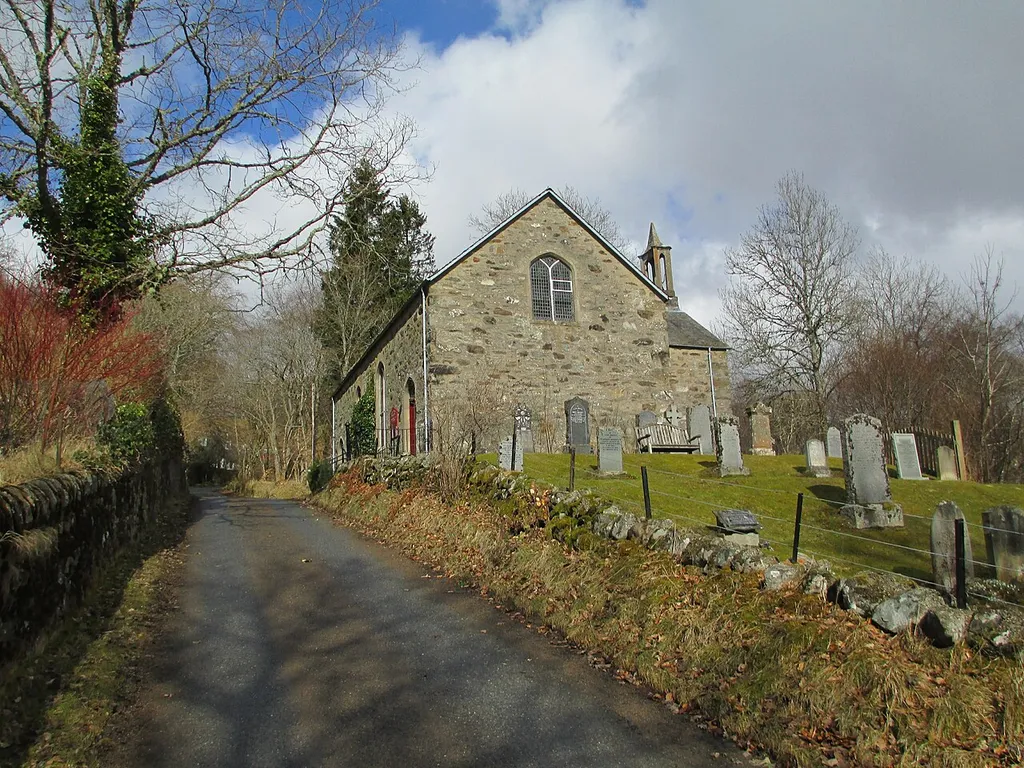Tenandry Kirk and graveyard