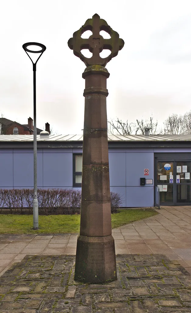 Close view of the memorial