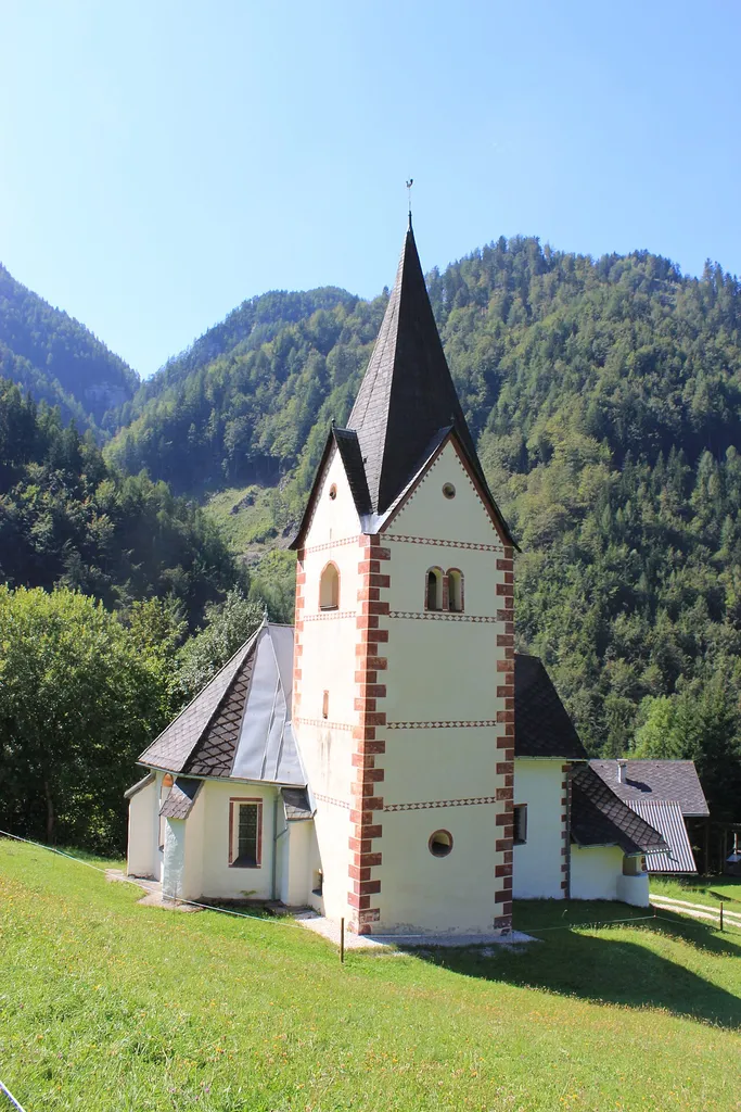 Church St Margaretha in Remschenig in the community of Eisenkappel-Vellach
