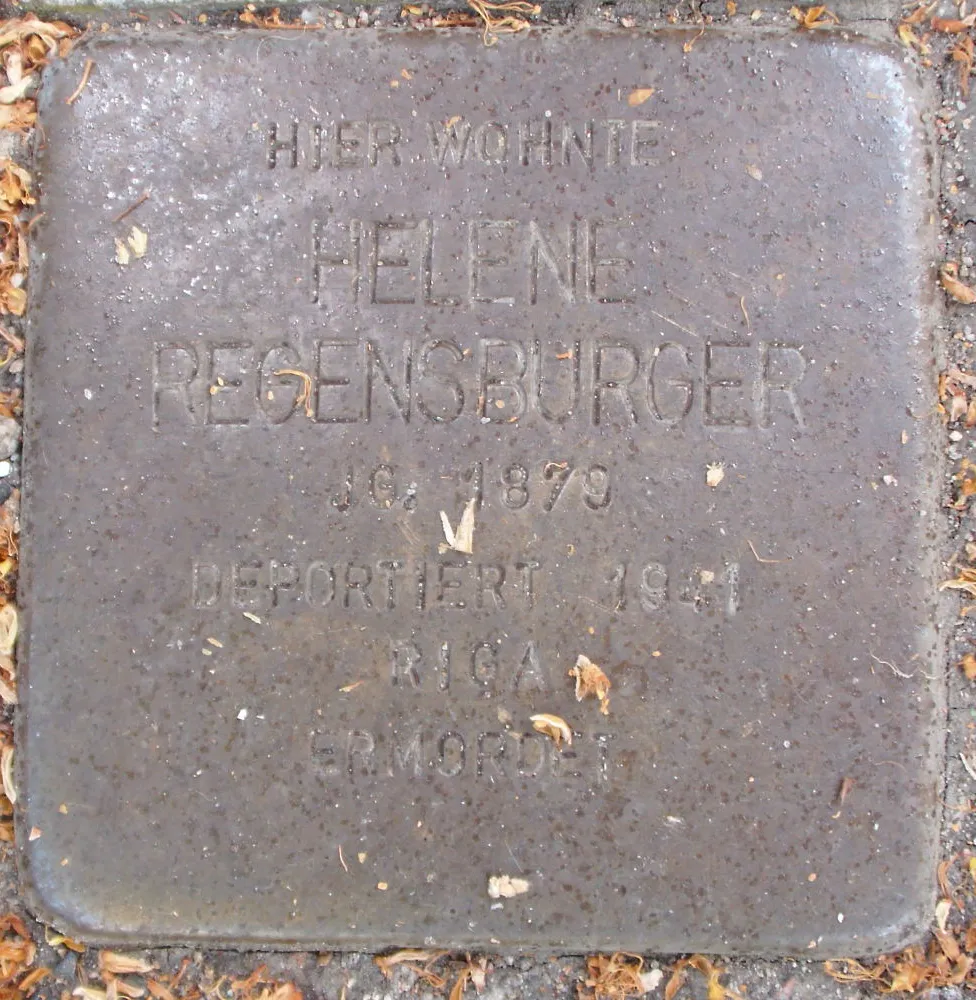 Stolperstein Helene Regensburger
