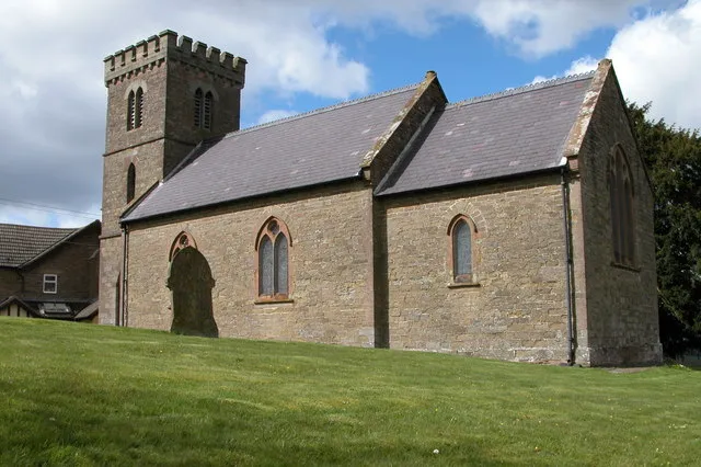 St Mary's parish church, Callow, Herefordshire, seen from the southeast