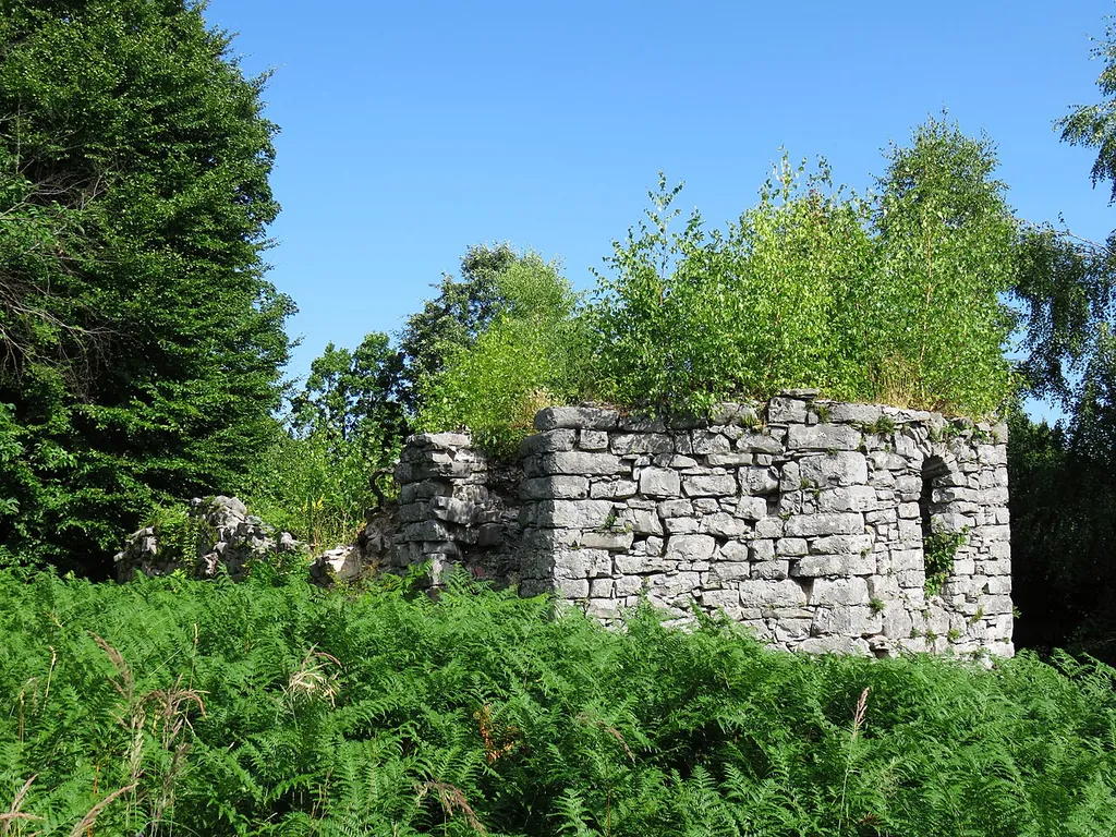 Ruins of Saint Catherine's Church in Plešivica, Municipality of Žužemberk, Slovenia