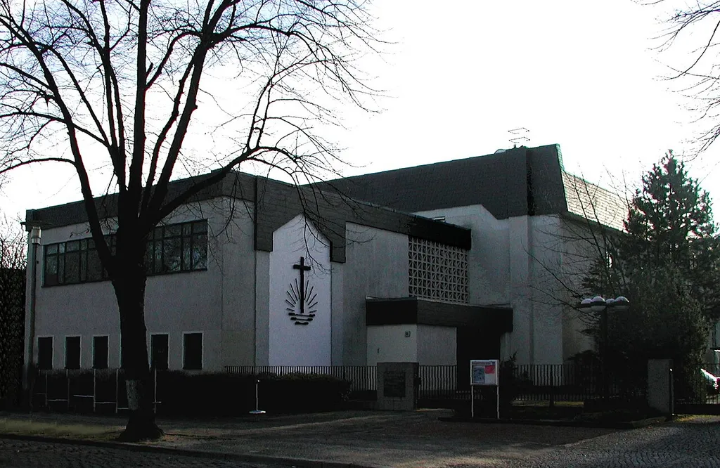 Das Gebäude der Neuapostolischen Kirche in Berlin-Lichtenberg