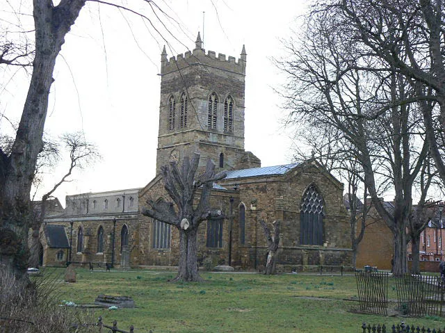 St Giles' parish church, St Giles' Terrace, Northampton, England, seen from the southeast