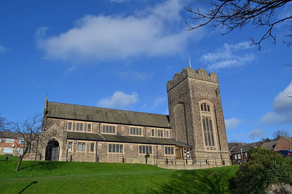 St Margaret's Church, viewed from Stupton Road, Brightside, Sheffield