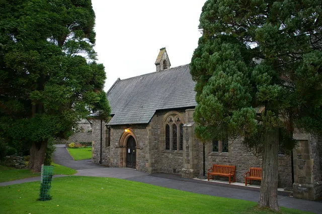 Parish church of St James, Arnside, Cumbria (formerly Westmorland), seen from the southeast