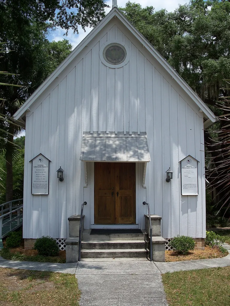 Trinity Episcopal Church in the Melrose Historic District, in Melrose, Florida