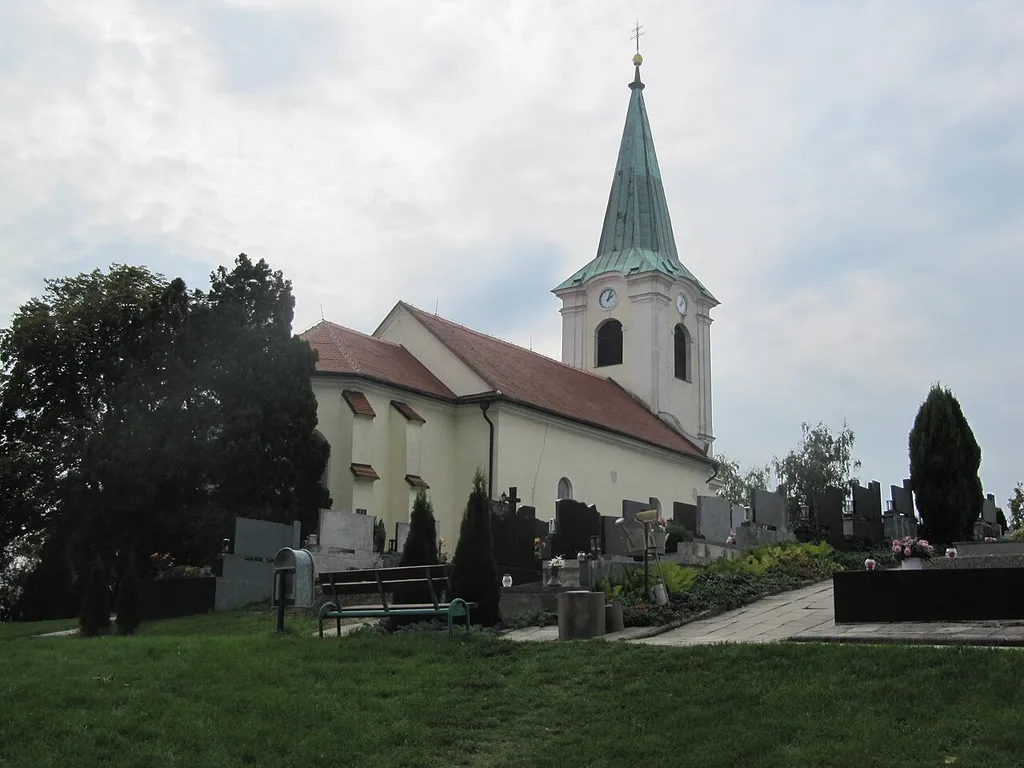 Uherské Hradiště, part Sady, Czech Republic.Church.