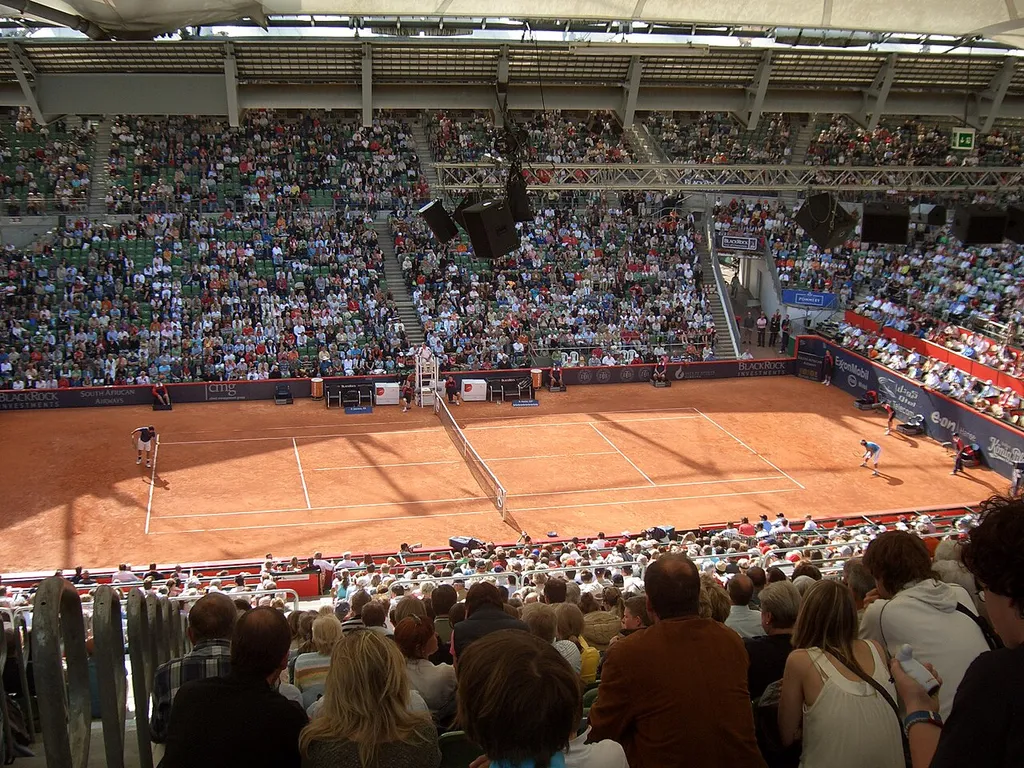 Rafael Nadal vs Potito Starace at the Hamburg Masters 2008