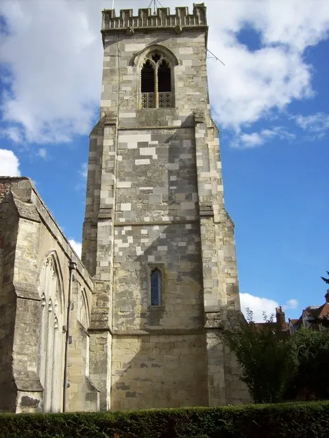 Salisbury - St Thomas And St Edmunds Church The bell tower of St Thomas And St Edmunds Church.