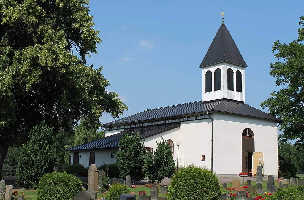 Hälleberga Church.Consecrated in 1979.