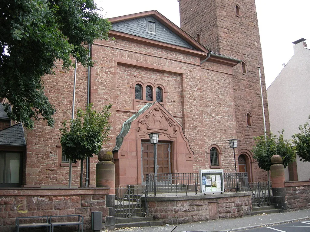 Ev. Christuskirche Nied, erbaut 1828
